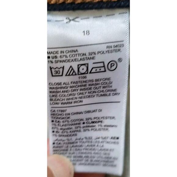 Old Navy Jeans Women Size 18 Skinny Dark Denim Jeans High-Rise - Picture 9 of 13